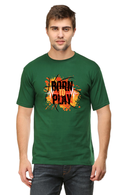 BORN TO PLAY MENS T-SHIRT