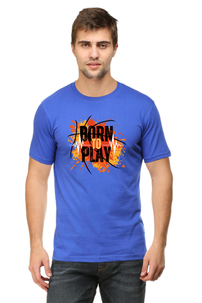 BORN TO PLAY MENS T-SHIRT